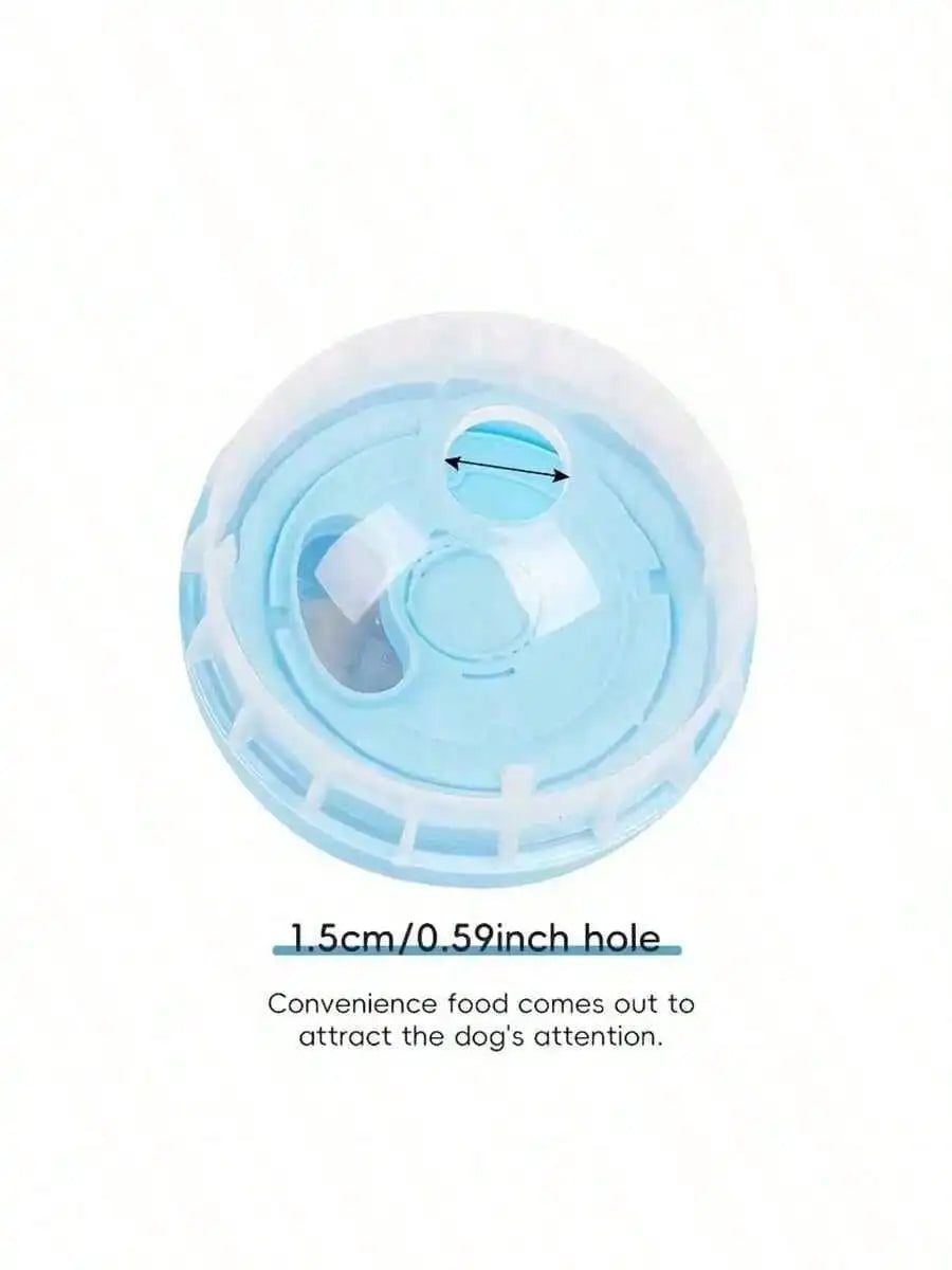 1pc Pet Treat Dispenser, Rollover Toy, Interactive Dog Feeder. A Training Treat Dispenser That Promotes Brain Activity And Dental Health.